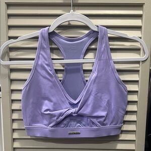 Gymshark X Whitney Simmons Wildflower Purple Mesh Sports Bra